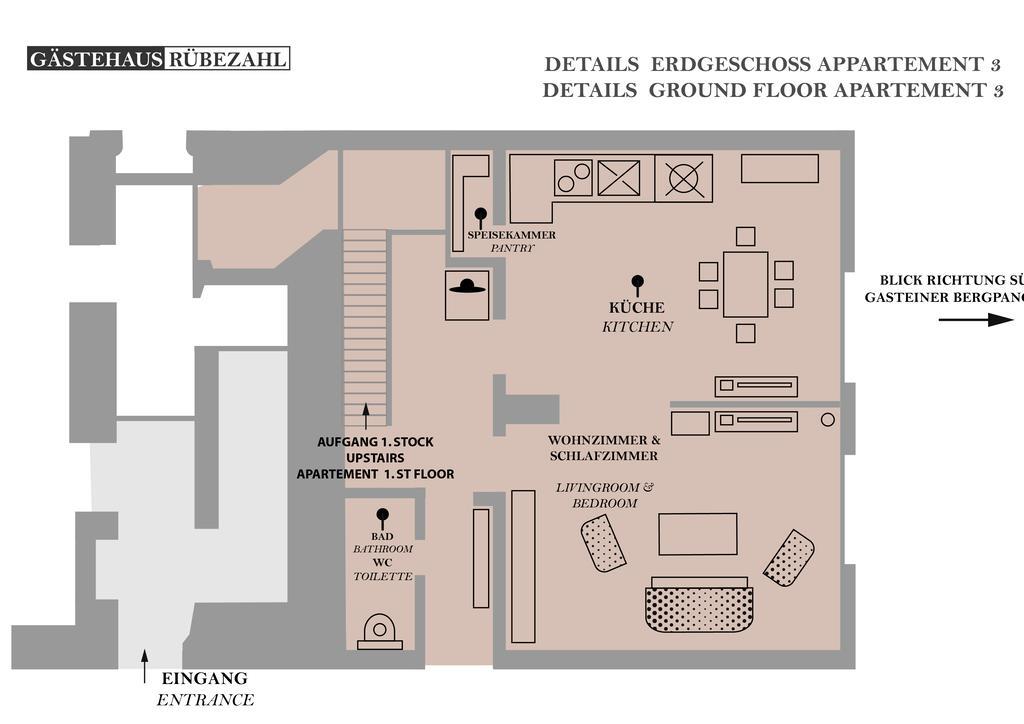 Gaestehaus Ruebezahl Bad Hofgastein Room photo